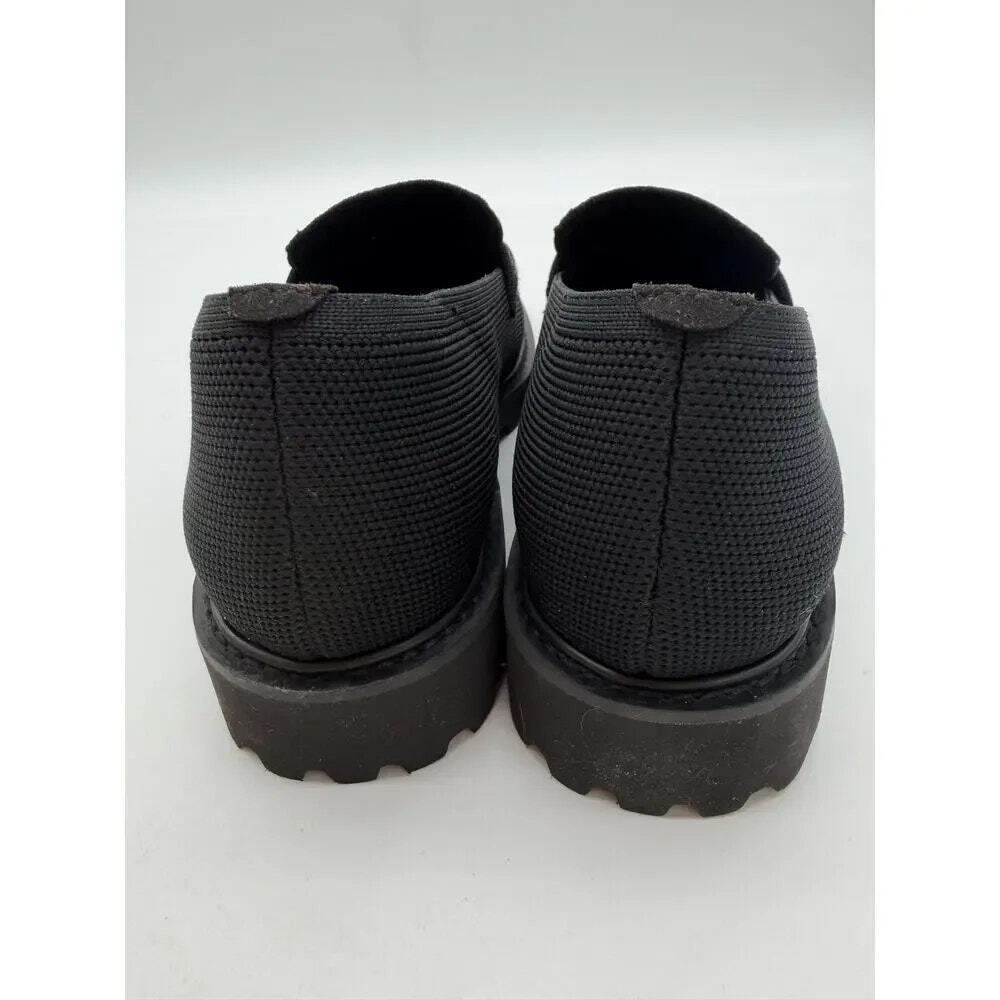 Vivaia Francesca Platform Chunky Heel Penny Minimalist Preppy Black Loafer 6 - Picture 6 of 10